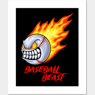 Baseball beast Posters and Art